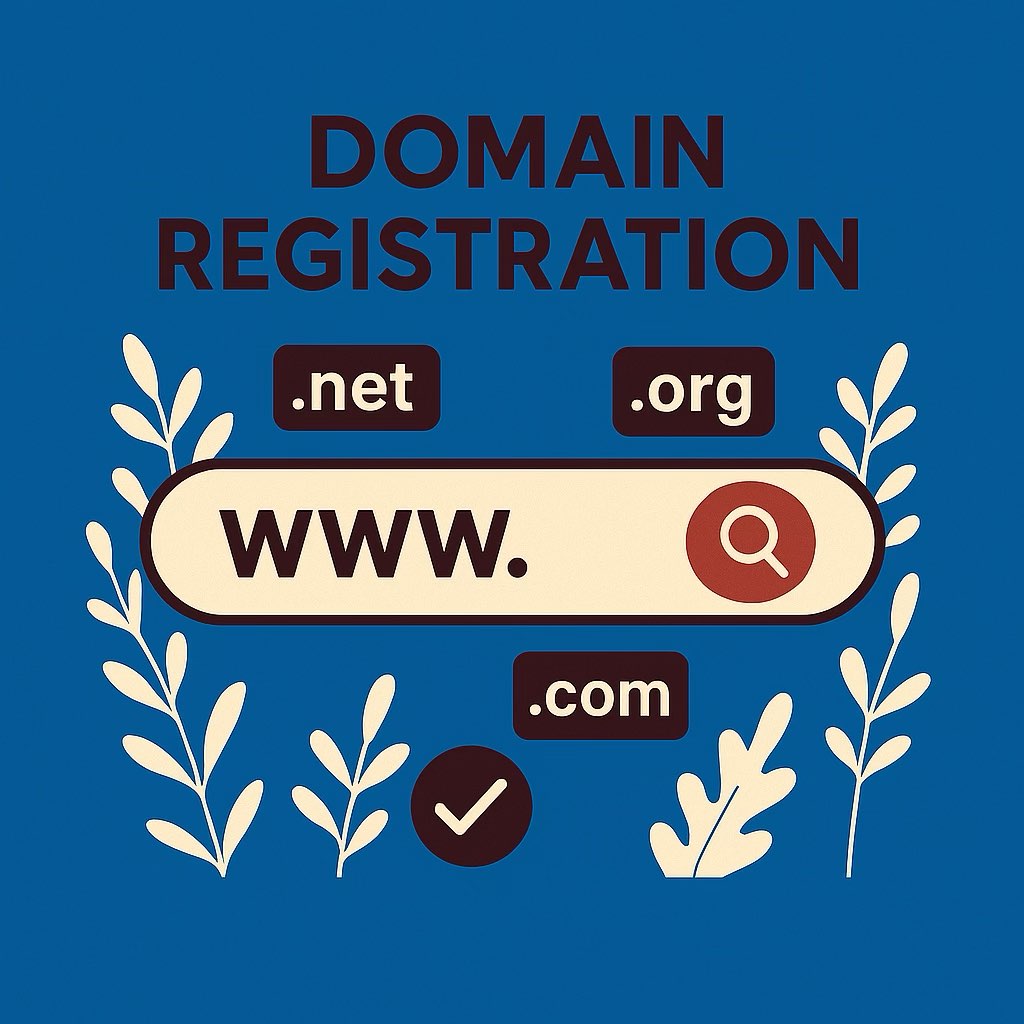 Domain Registration Illustration