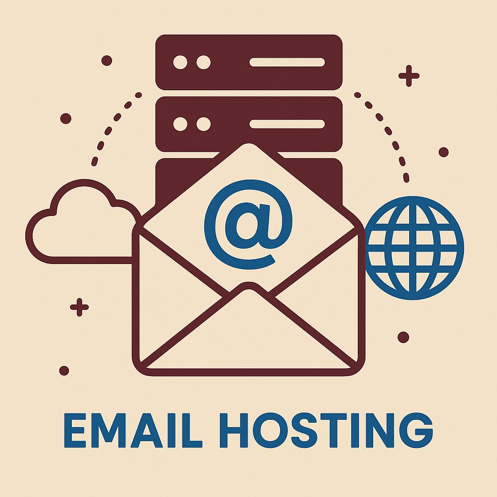 Email Hosting Illustration