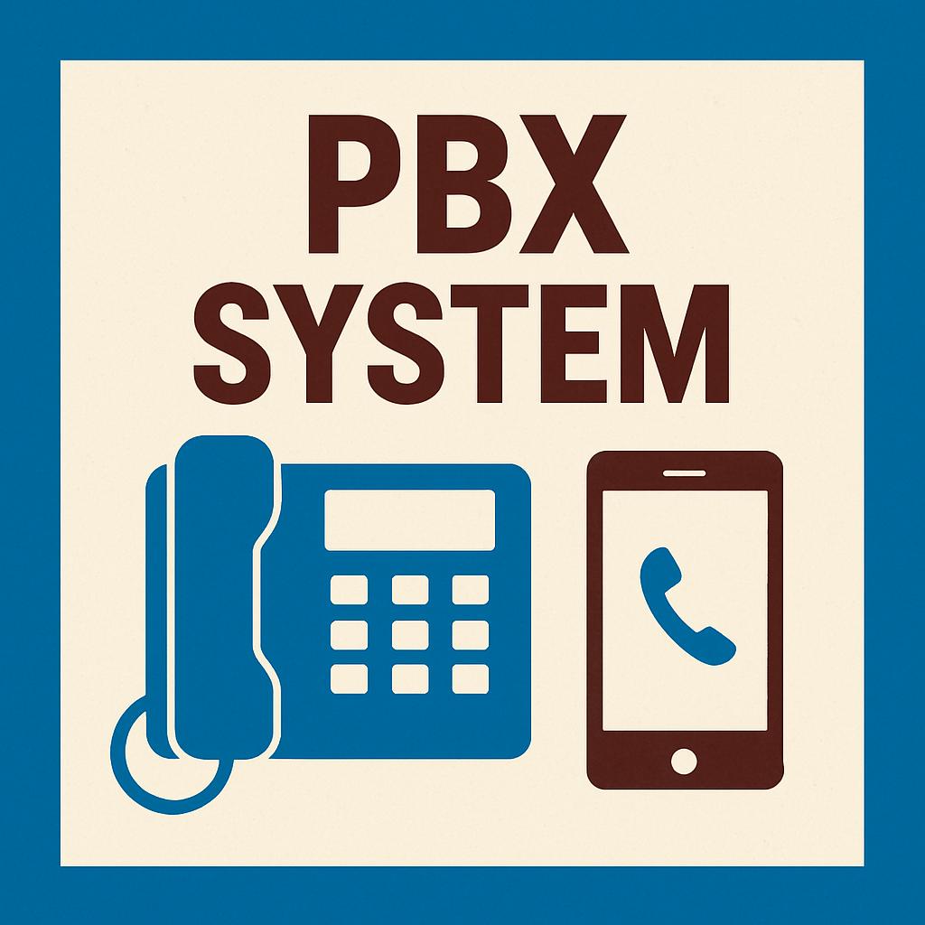 PBX System with BYOD Illustration