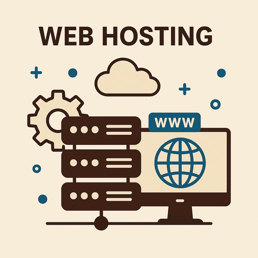 Web Hosting Illustration